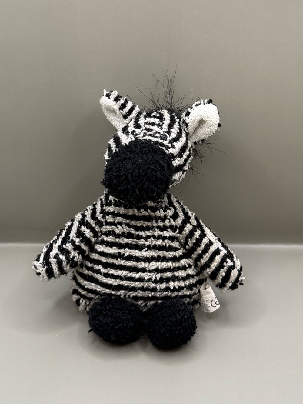 Vintage Russ Berrie Home Buddies Luv Pets Zebra Plush Stuffed Animal Bean Bag